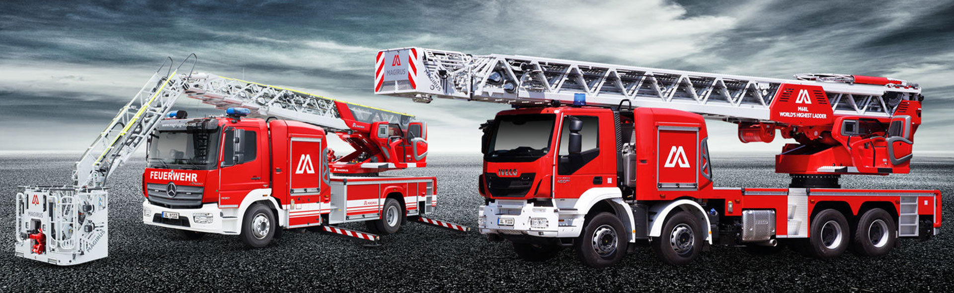 Magirus Hidrolik Merdivenli İtfaiye Aracı 1