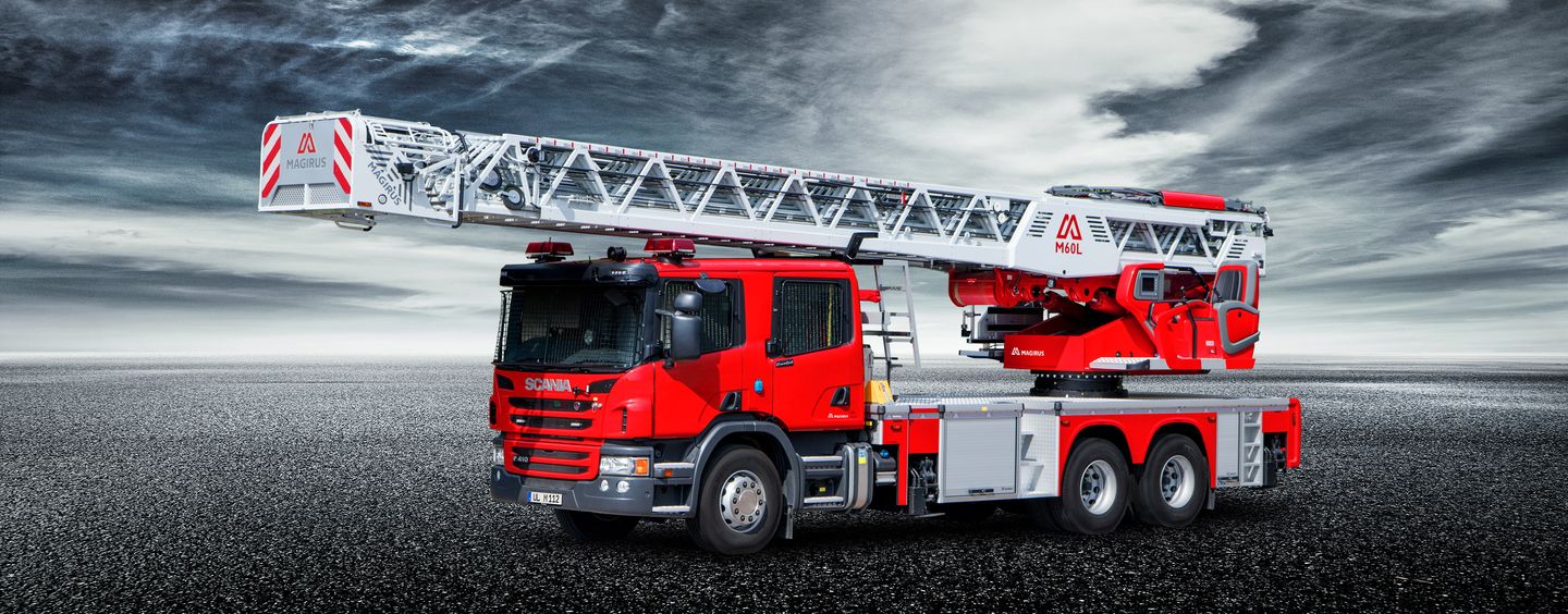 Magirus M60L Hidrolik Merdivenli İtfaiye Aracı