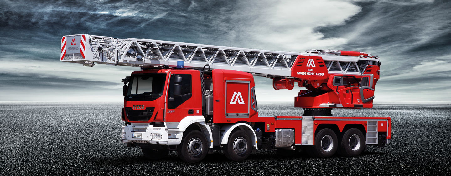 Magirus M68L Hidrolik Merdivenli İtfaiye Aracı