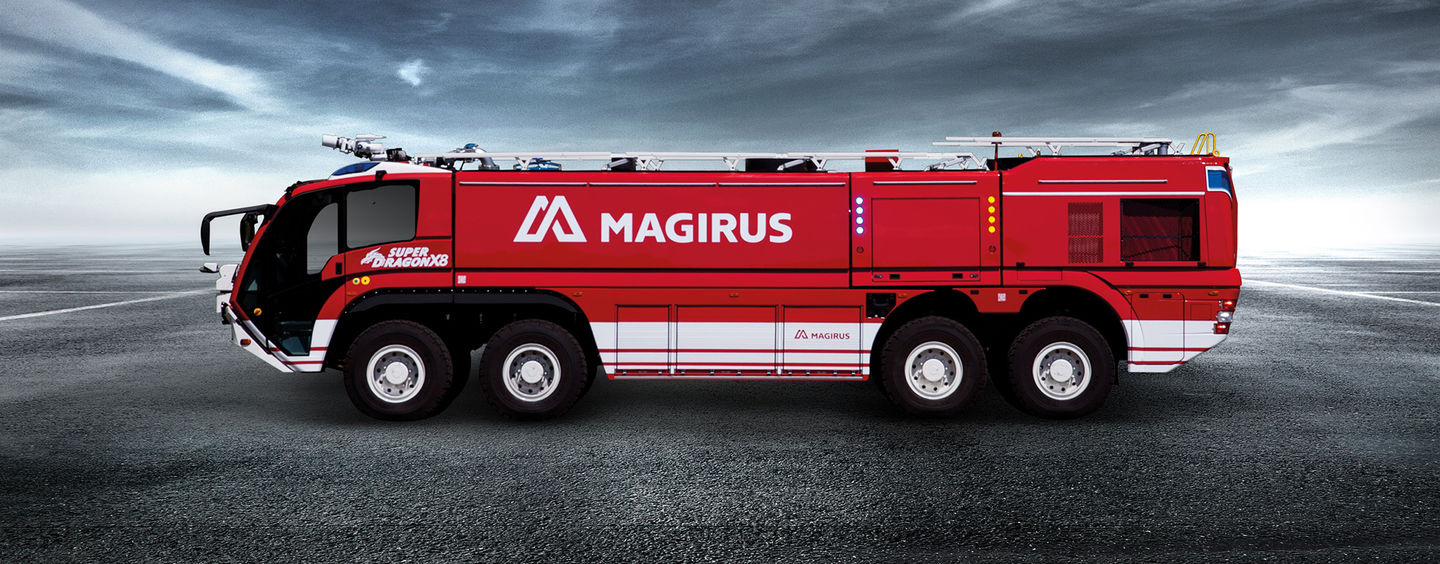 Magirus SüperDragon X8 Uzun Dingil Havaalanı İtfaiye Aracı