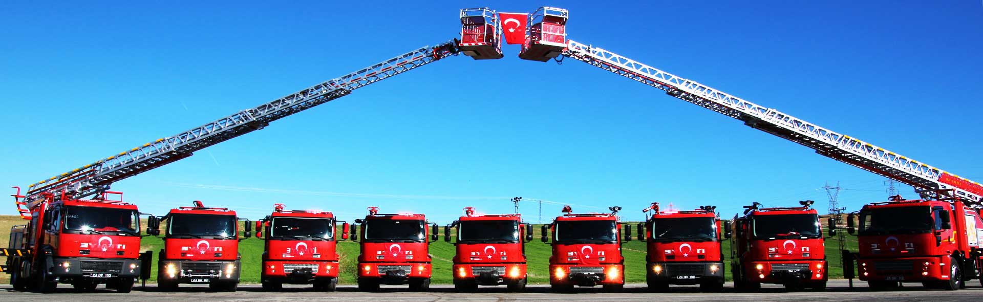 Aerial Ladder Firefighting Vehicles