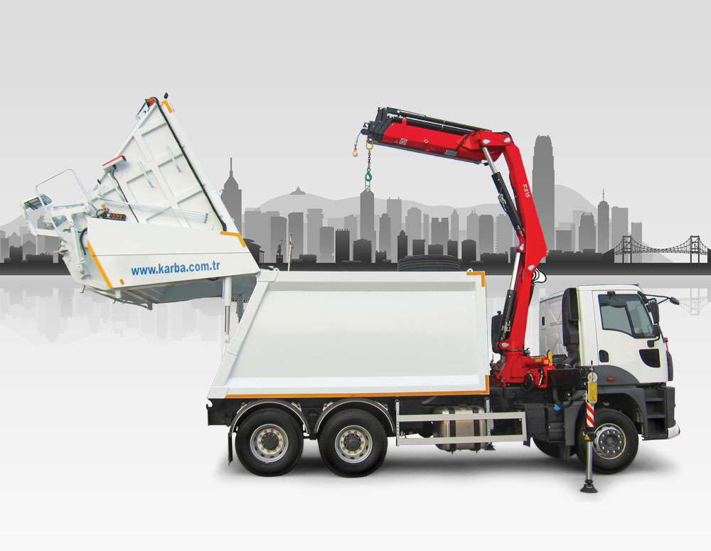 Hydraulic Crane Garbage Truck